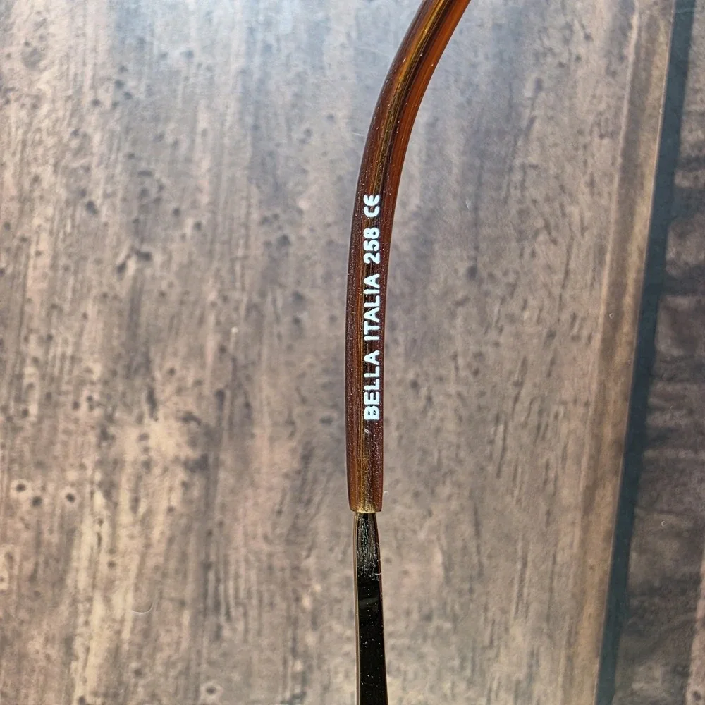 Bella Italia 208 Eyeglasses Brown/gold 51-18-135‎ FRAMES ONLY